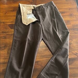 Brioni Men’s Brown Dress Pants Size 36R – Prestige Condition – Made in Italy